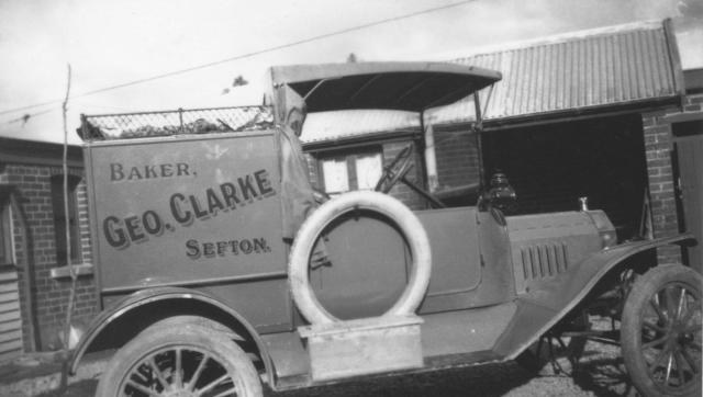 George Clarke baker's van
