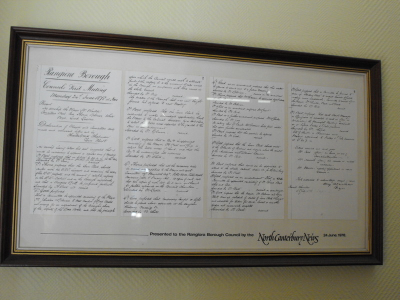 Rangiora Borough Council Minutes