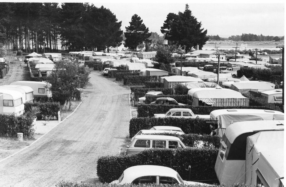 The Kairaki camping ground