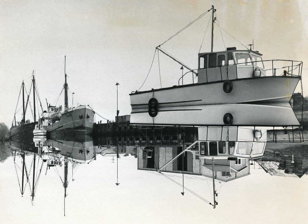 Reflections at the Port of Kaiapoi, 1967