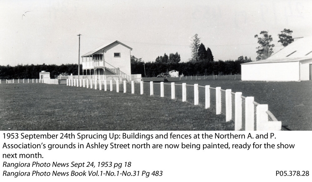 Sprucing up : buildings and fences at the Northern  Agricultural &amp; Pastoral Association's  grounds
