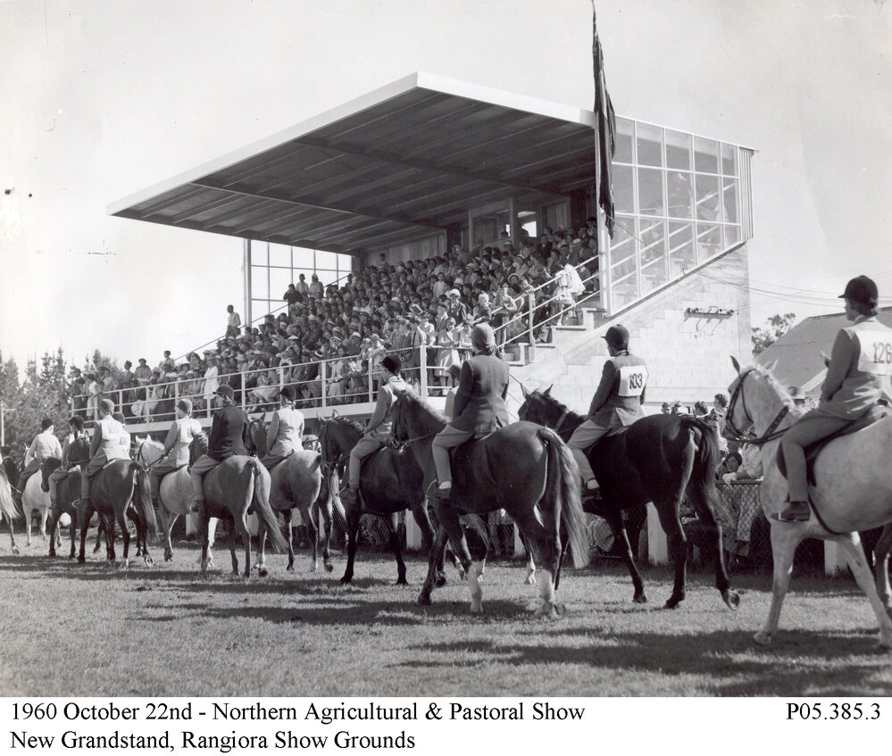 Northern Agricultural &amp; Pastoral Association Show new grandstand, Rangiora show grounds 1960