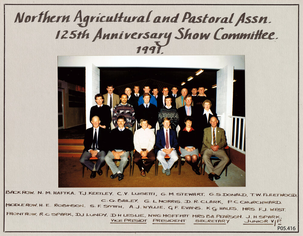 Northern Agricultural and Pastoral Association 125th Anniversary Show Committee, 1991