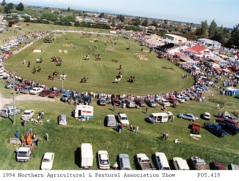 Northern Agricultural &amp; Pastoral Association show aerial view, 1994