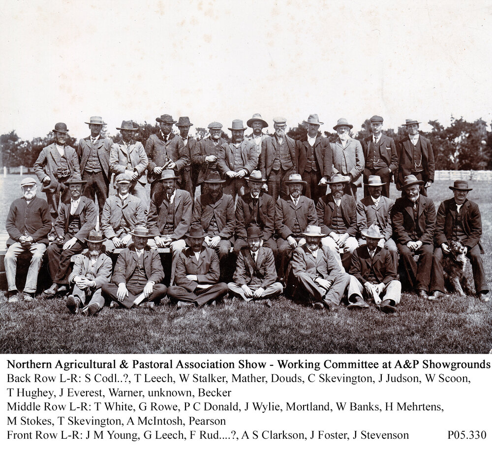Northern Agricultural &amp; Pastoral Association Show - working committee