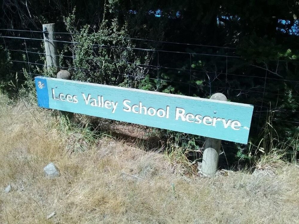 Lees Valley School Reserve sign