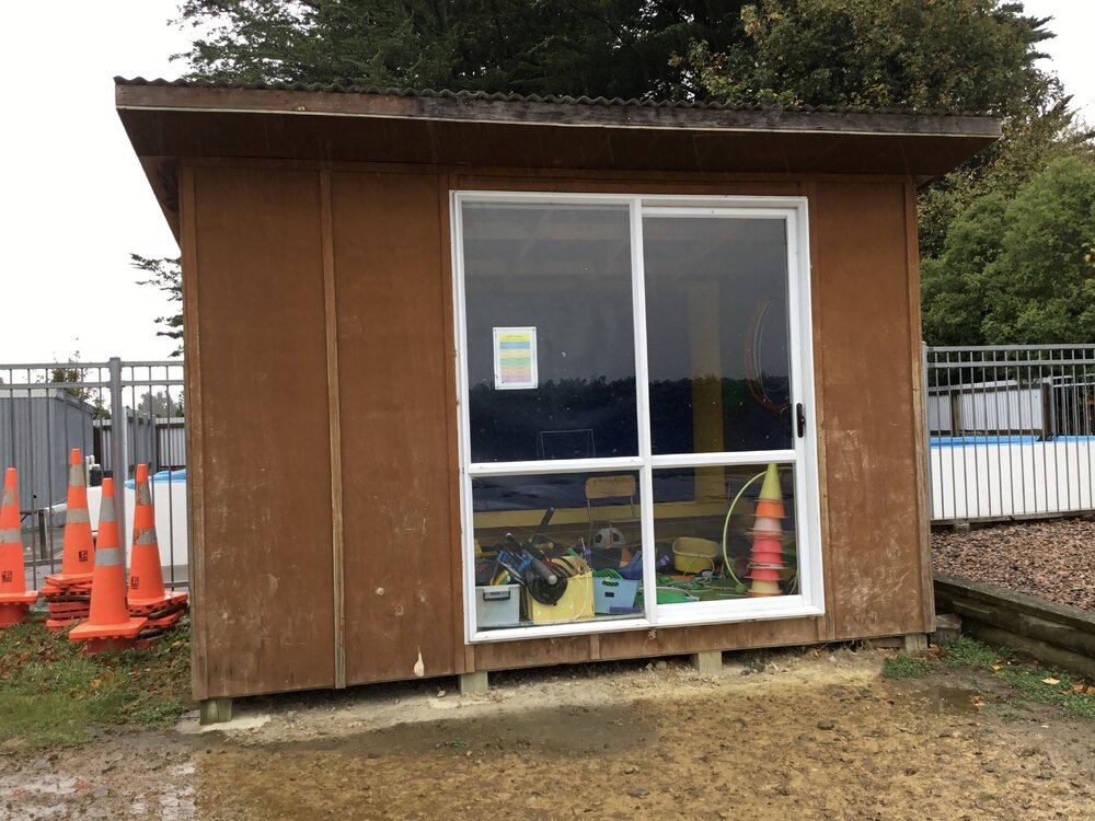 The sports shed, View Hill School