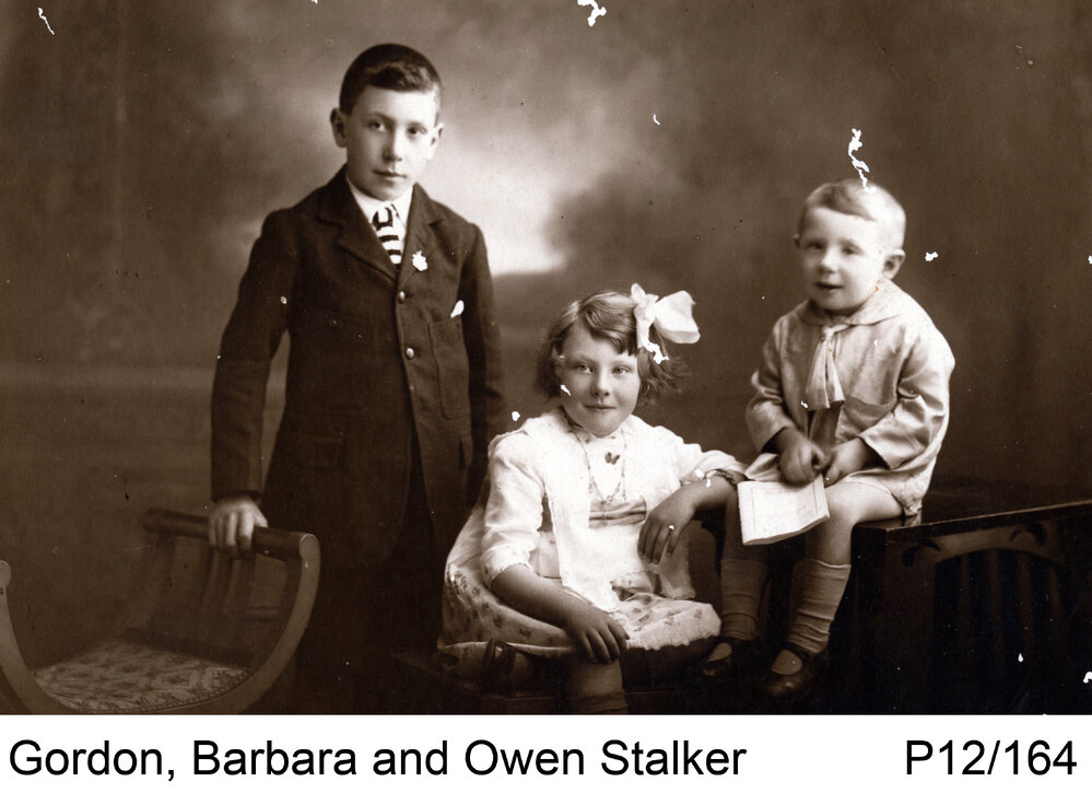 Gordon, Barbara and Owen Stalker c.1920