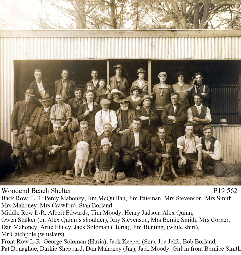 Woodend Beach Shelter c. 1920s