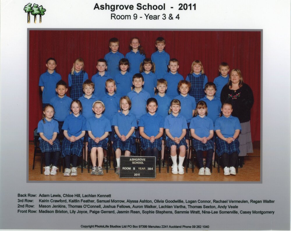 Ashgrove School 2011, Room 9 Year 3 &amp; 4