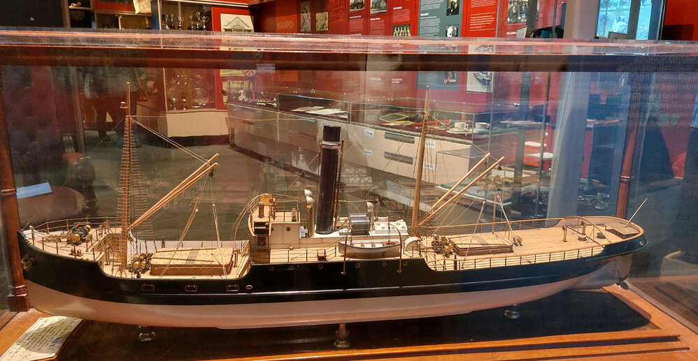 ""T.S.S."Kairaiki" exhibit, Kaiapoi Museum