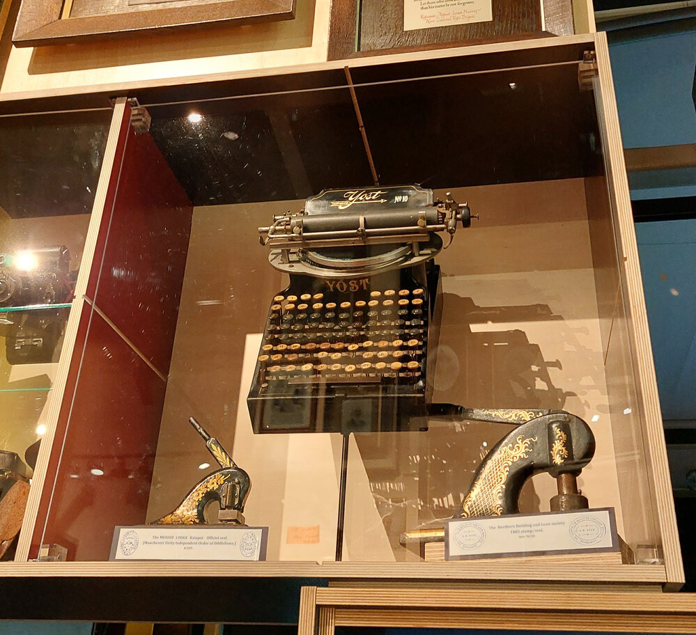 Yost No. 10 typewriter, Kaiapoi Museum