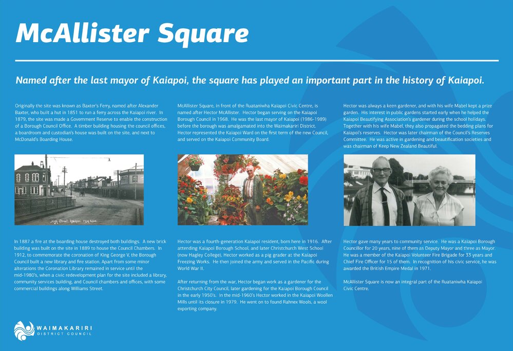 McAllister Square, Kaiapoi 