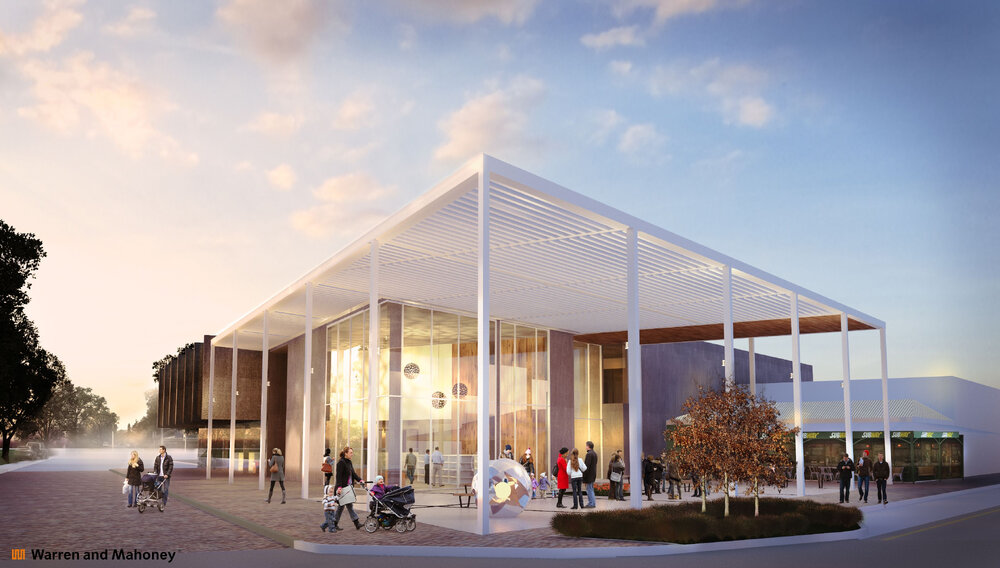 Kaiapoi Library - Ruataniwha Kaiapoi Civic Centre concept image