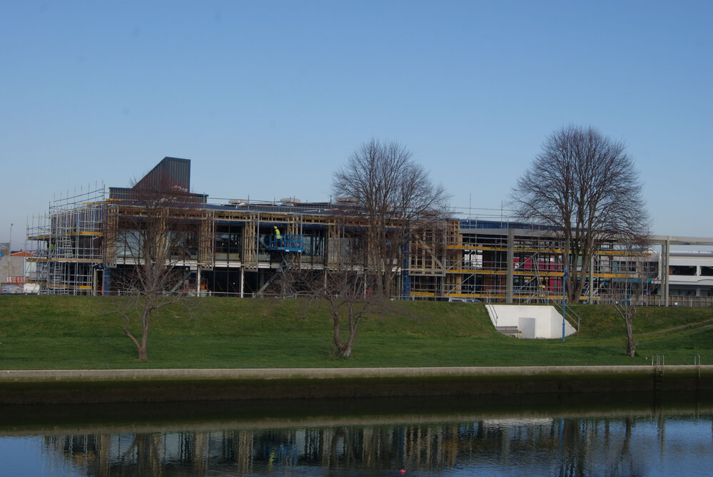 Kaiapoi Library river view
