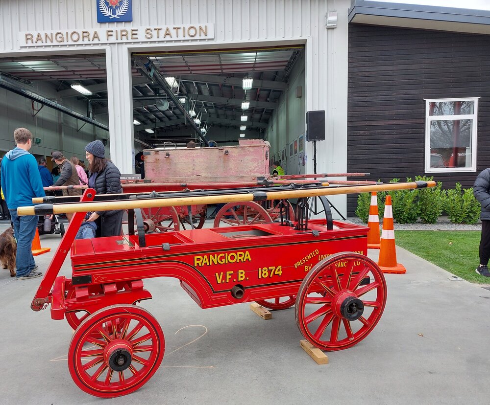 An early fire ladder truck, 2 June 2024