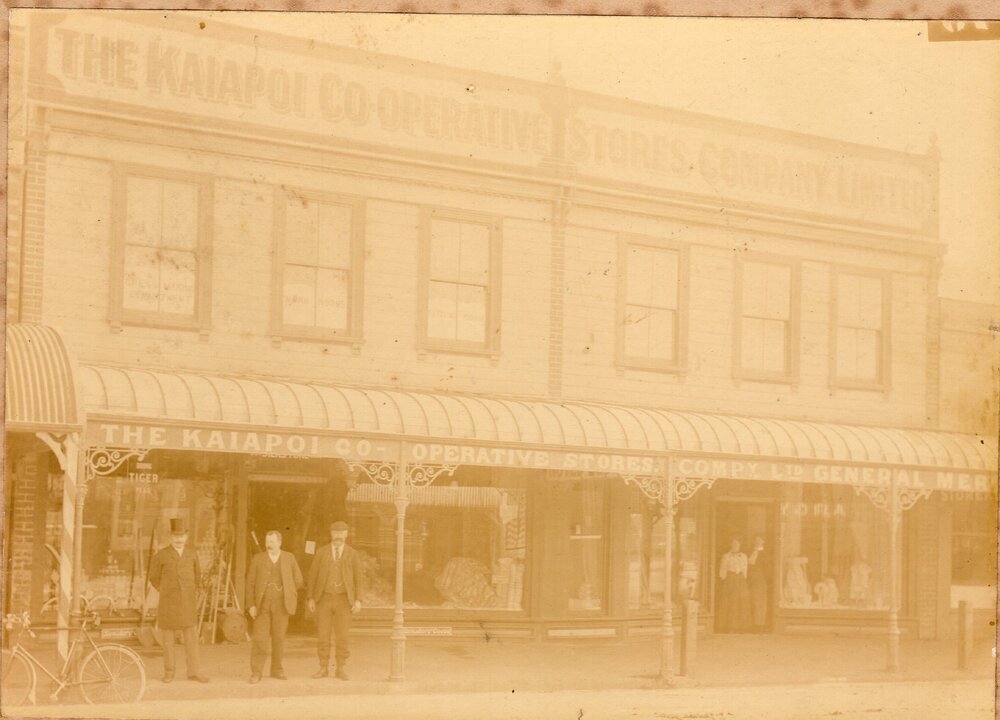 The Kaiapoi Co Operative Stores Co Ltd General Merchants, High Street, Kaiapoi