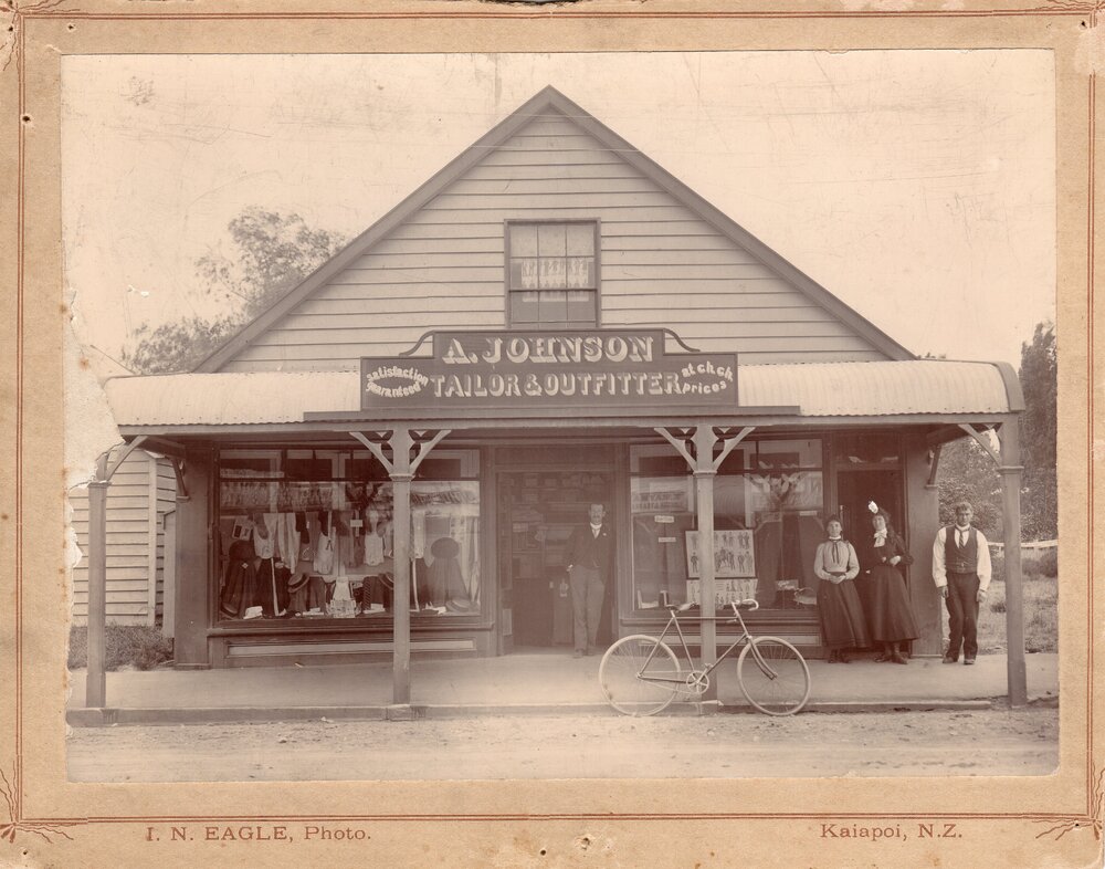 A Johnson, Tailor &amp; Outfitter Cookson Street, Kaiapoi