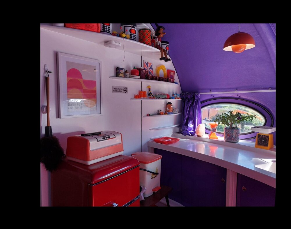 Area 51 Futuro House kitchen, Ōhoka