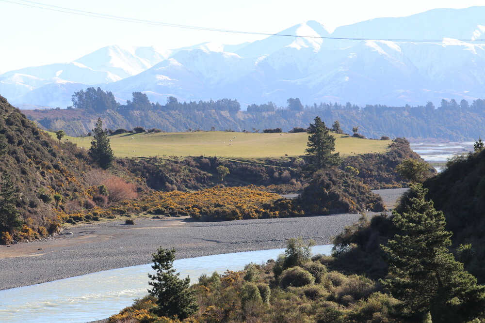 Mountain view from the Waimakariri Gorge, 2017