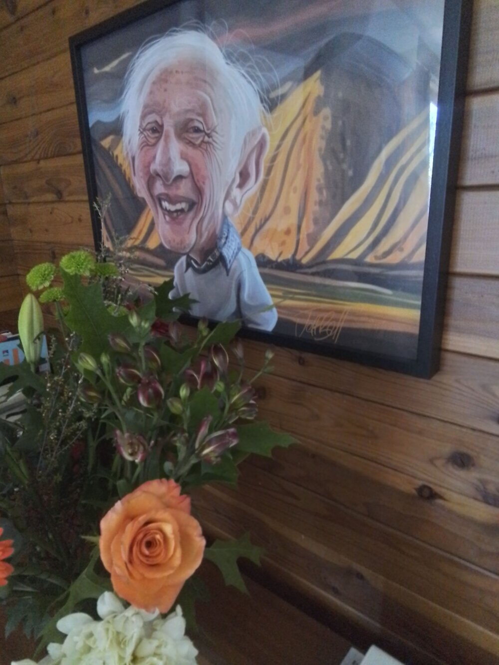 Jeff Bell's portrait of Brian Hoult, 2024