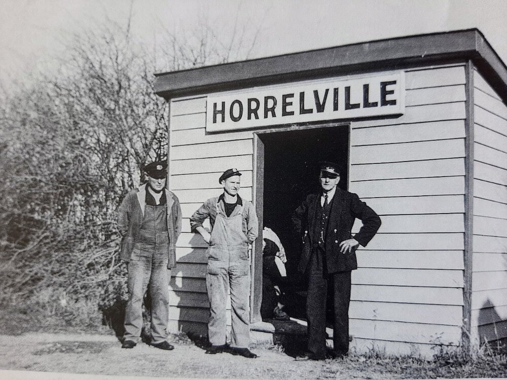 The last train to Horrelville Station, c. 1954