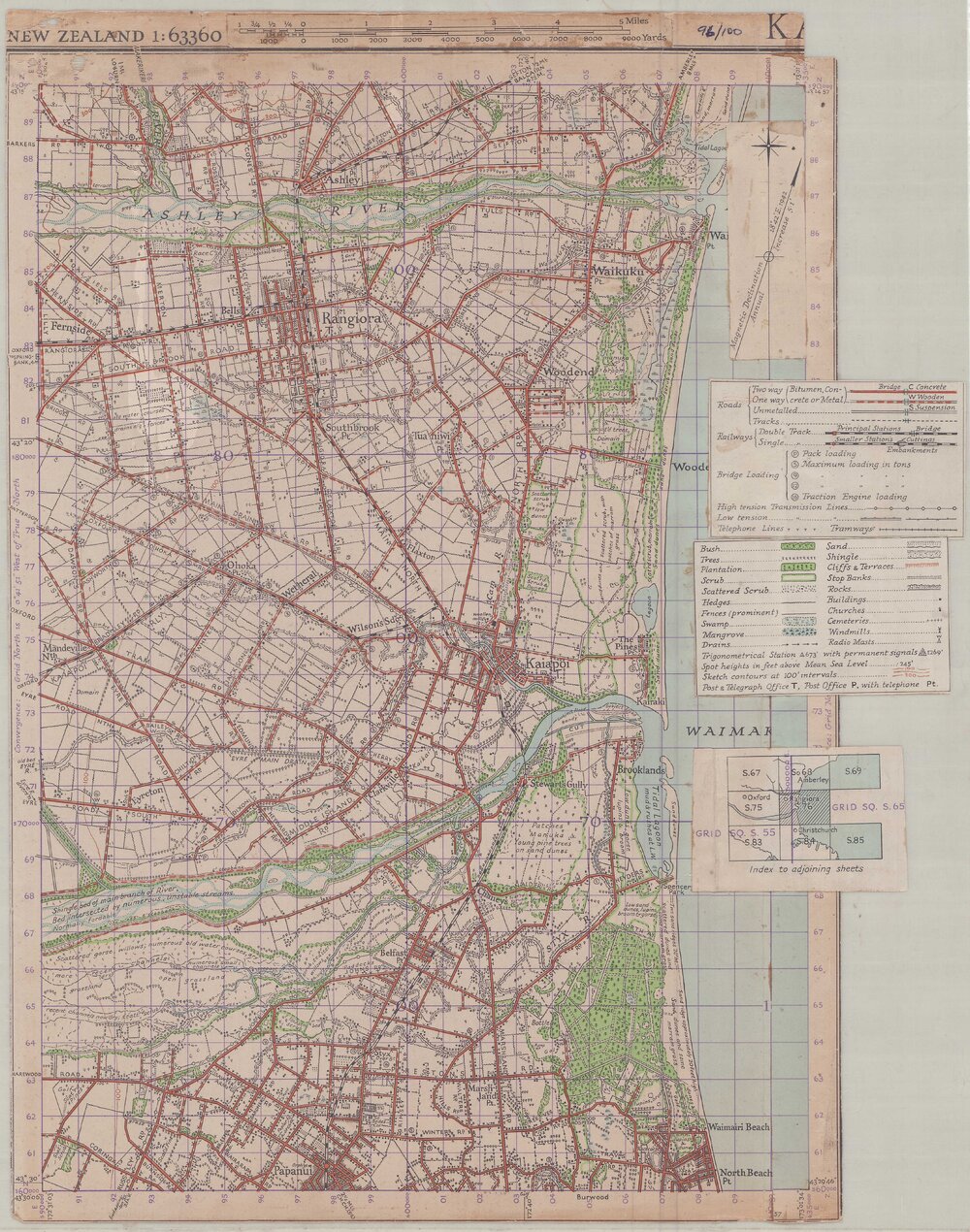 Kaiapoi [Map] compiled from plan table sketch survveys and official records