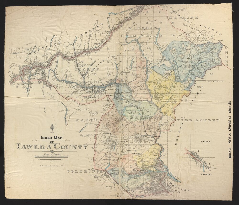 Index Map of Tawera County