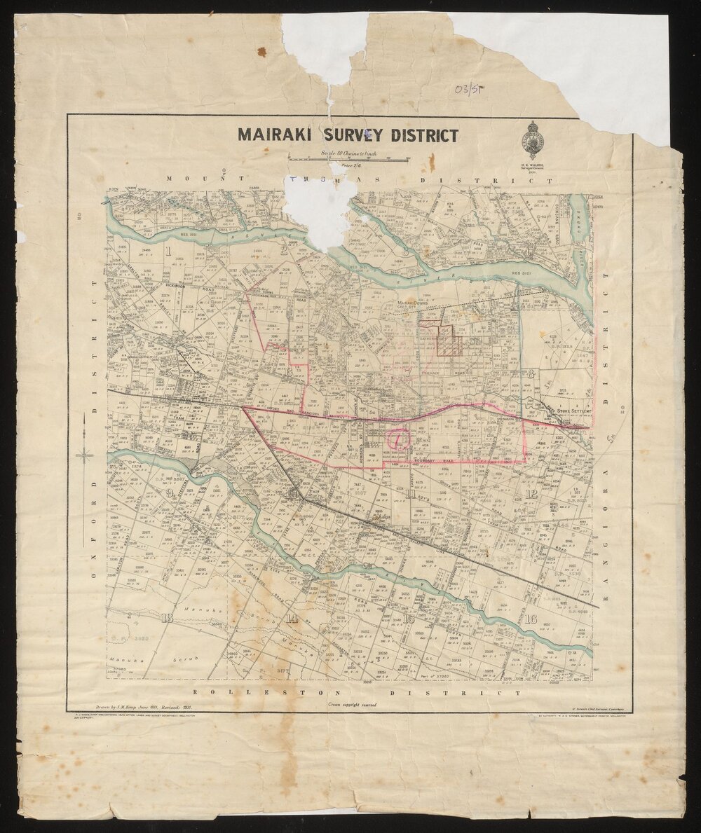 Mairaki Survey District [Map], c. 1931