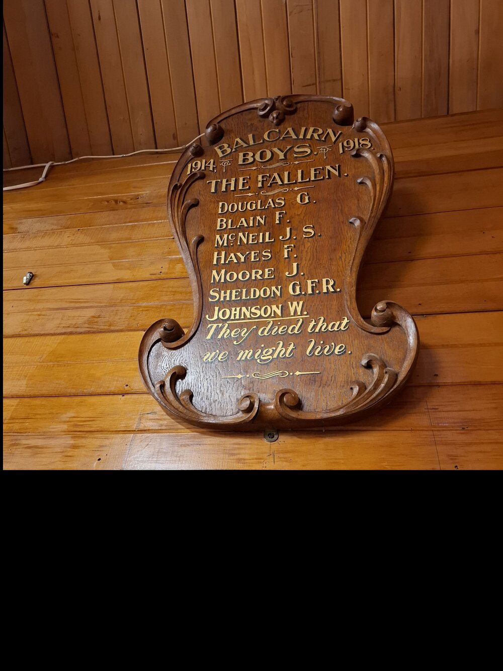 Balcairn boys : the fallen, Balcairn Hall