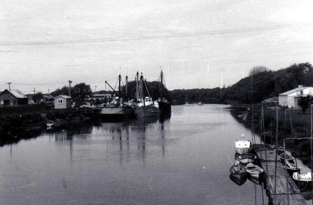 A busy port, Kaiapoi, 1962