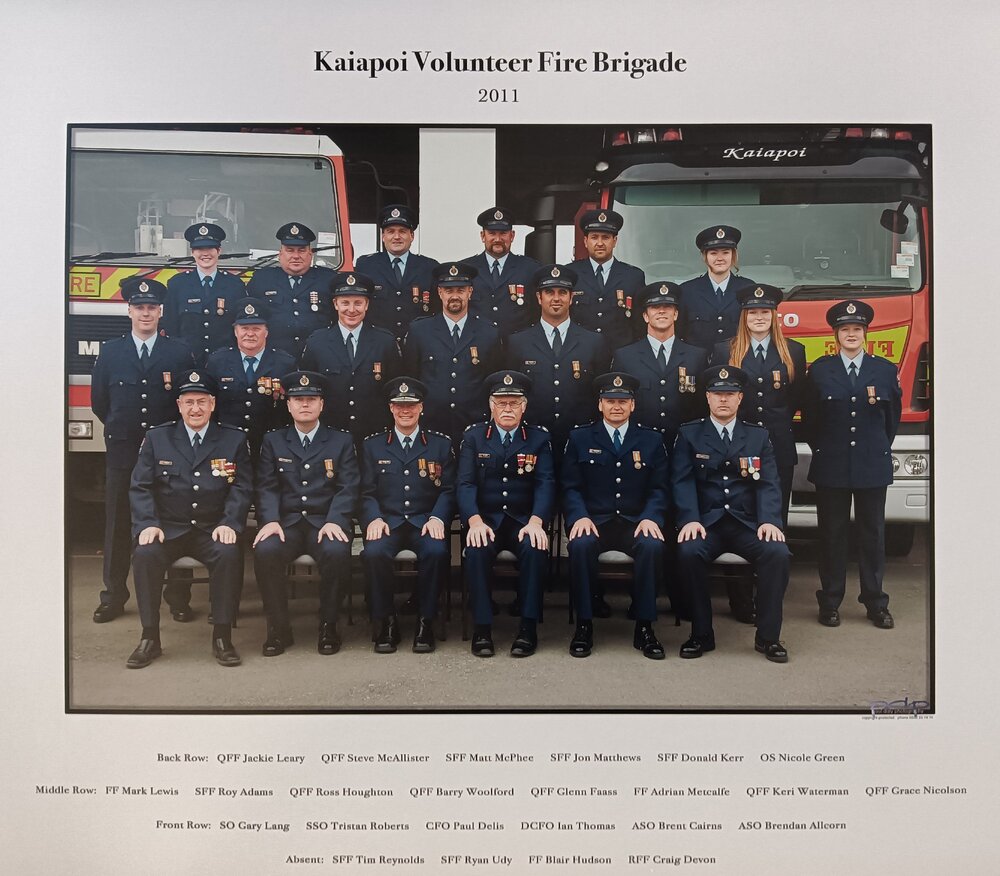 Kaiapoi Volunteer Fire Brigade, 2011