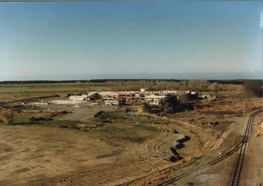 Site of North Canterbury Freezing Works c.1995