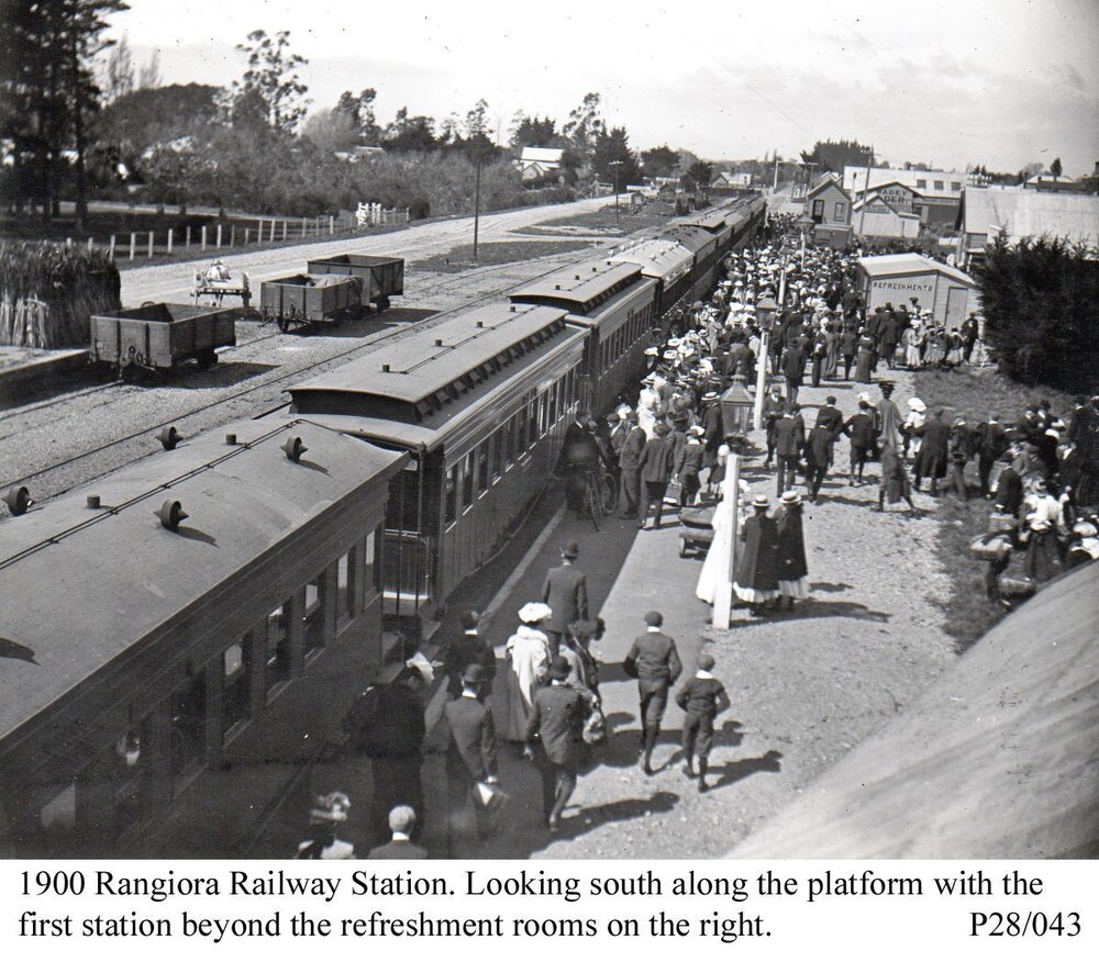 Rangiora Railway Station c.1900