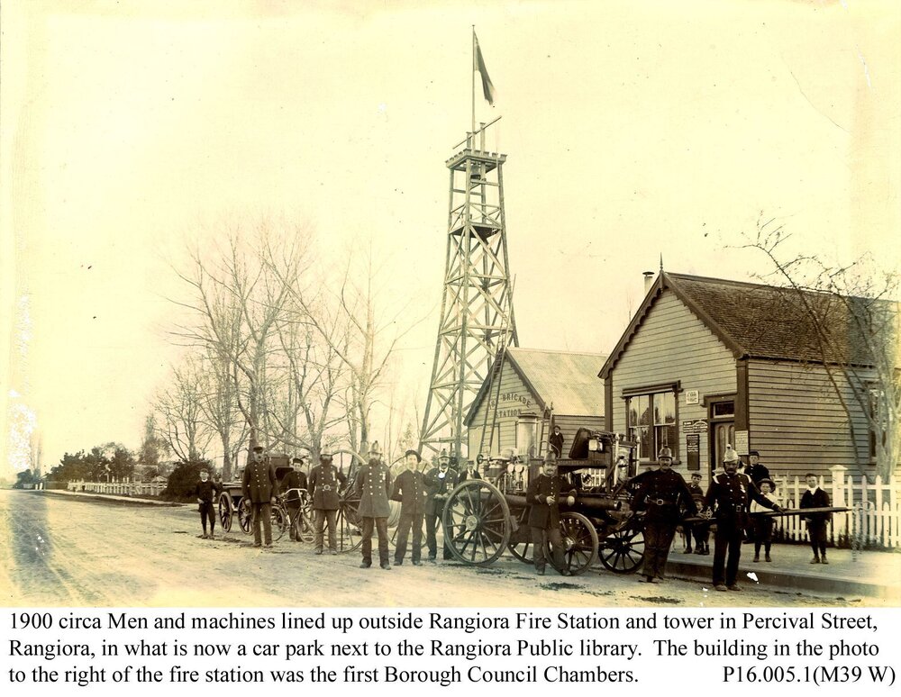 Rangiora Fire Station c.1900