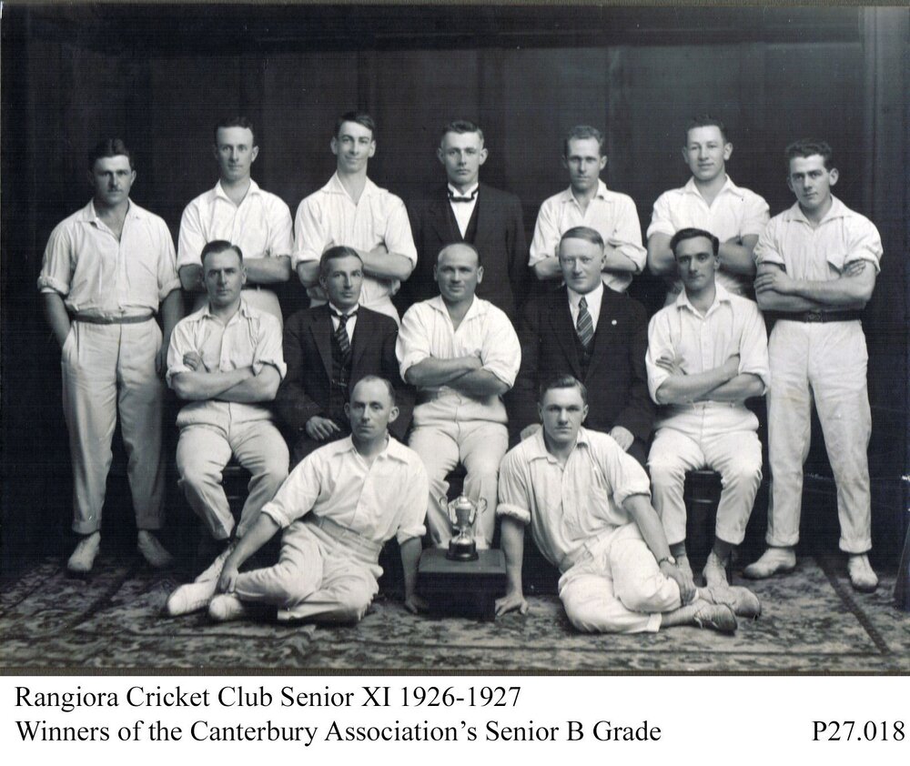 Rangiora Cricket Club c.1926-1927