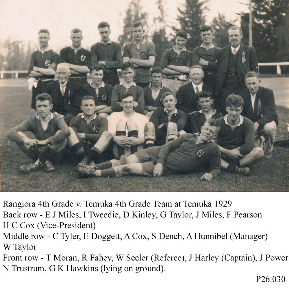 Rangiora Football Team c.1929