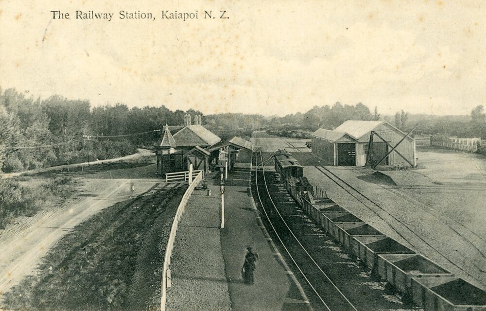 The Railway Station, Kaiapoi N.Z.