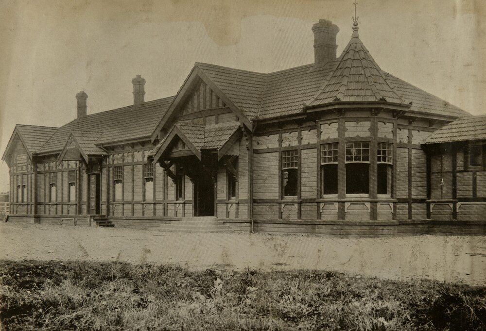 Kaiapoi railway station 1908