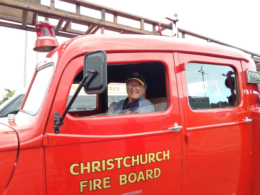 Sheryl Croucher, 150th anniversary, Kaiapoi Volunteer Fire Brigade, c.2020