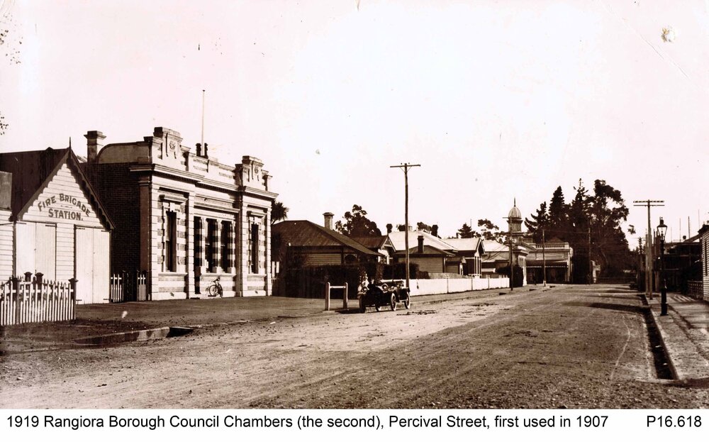 The Second Rangiora Borough Council Chambers, c.1919