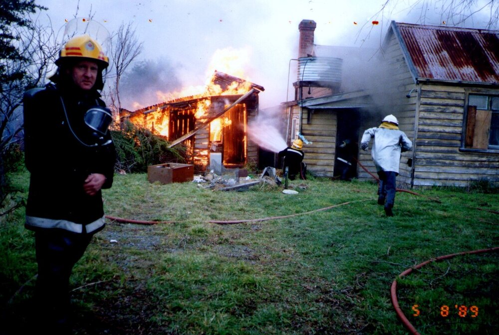 Carew Street fire, c.1989