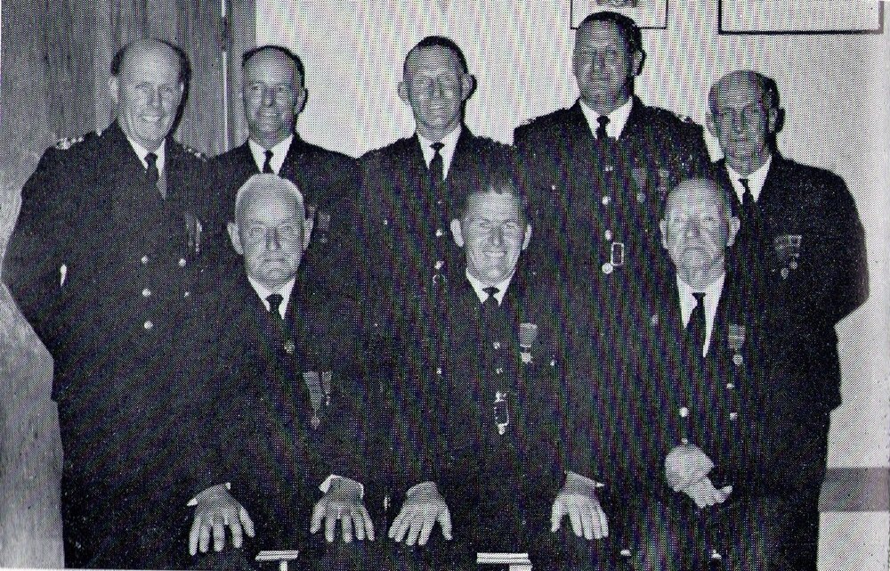 Kaiapoi Volunteer Fire Brigade, Gold Star holders , c.1968