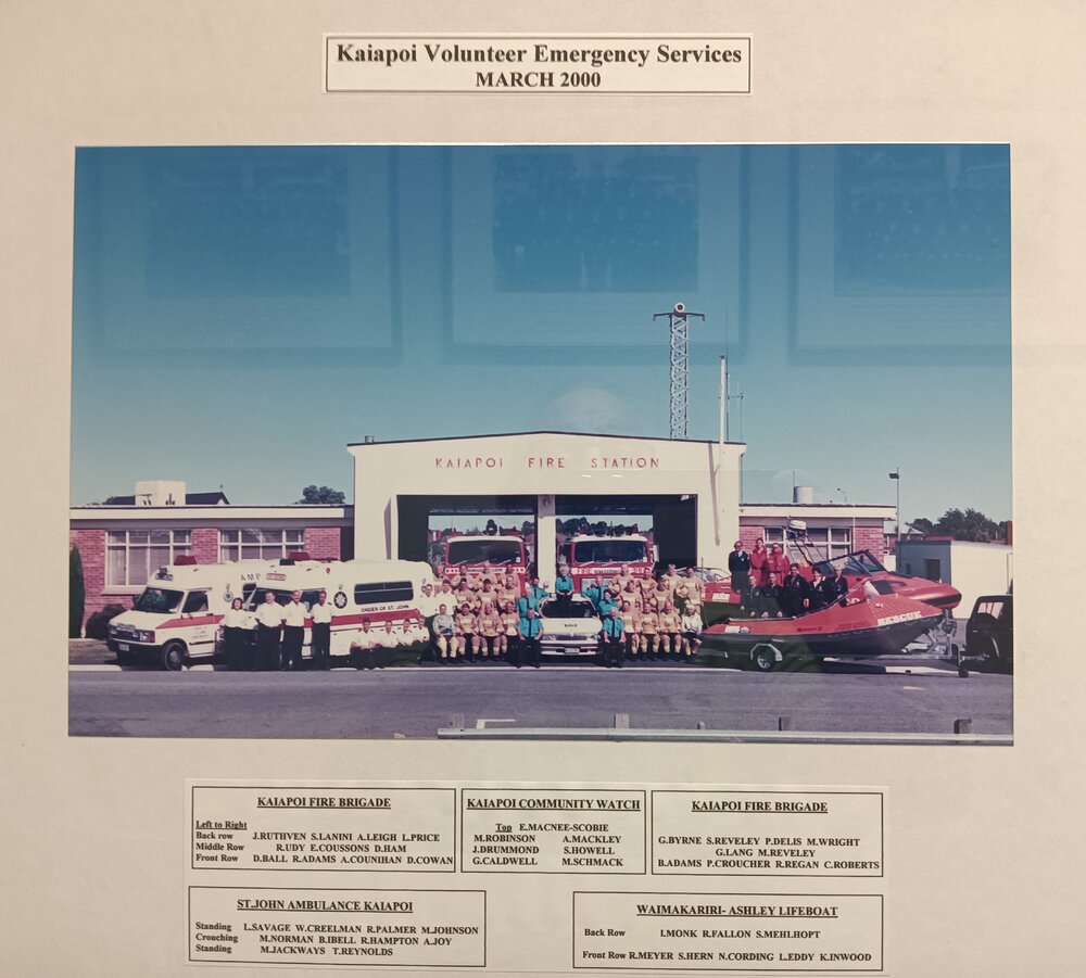 Kaiapoi Volunteer Emergency Services, c.2000