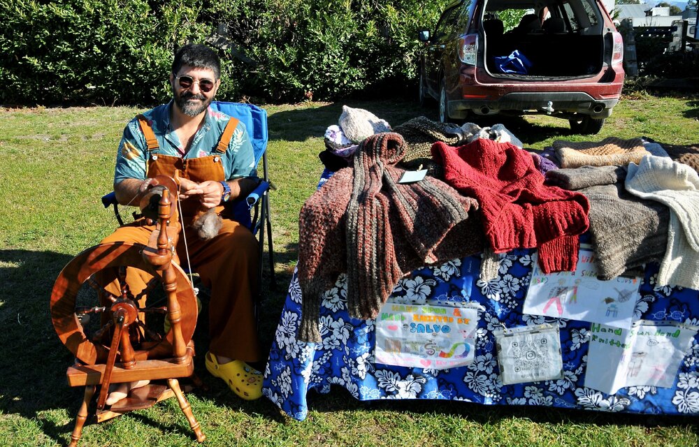 Salvatore (Salvo) Elias-Drago, Sicilian-born Oxford resident fibre artist, 2024