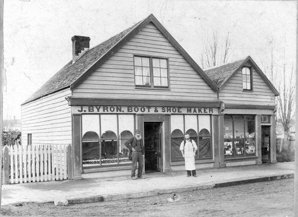 J. Byron, Boot &amp; Shoe Maker, 34 Charles St, Kaiapoi