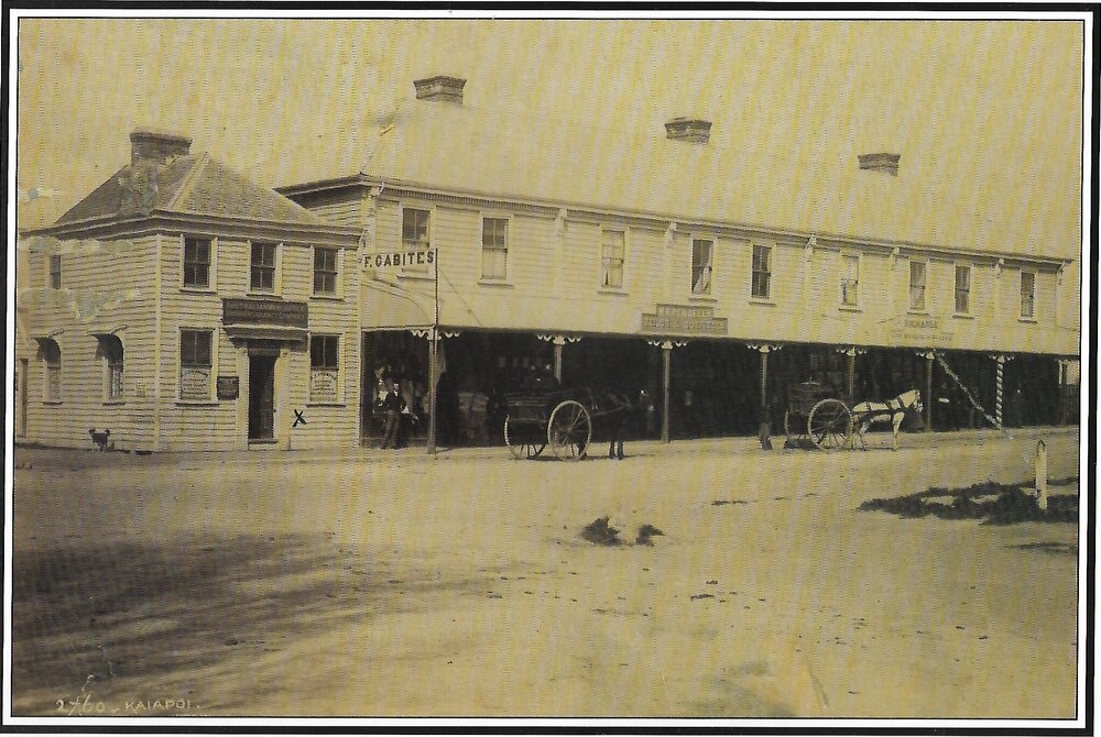 Hansens Building, Kaiapoi, c.1888