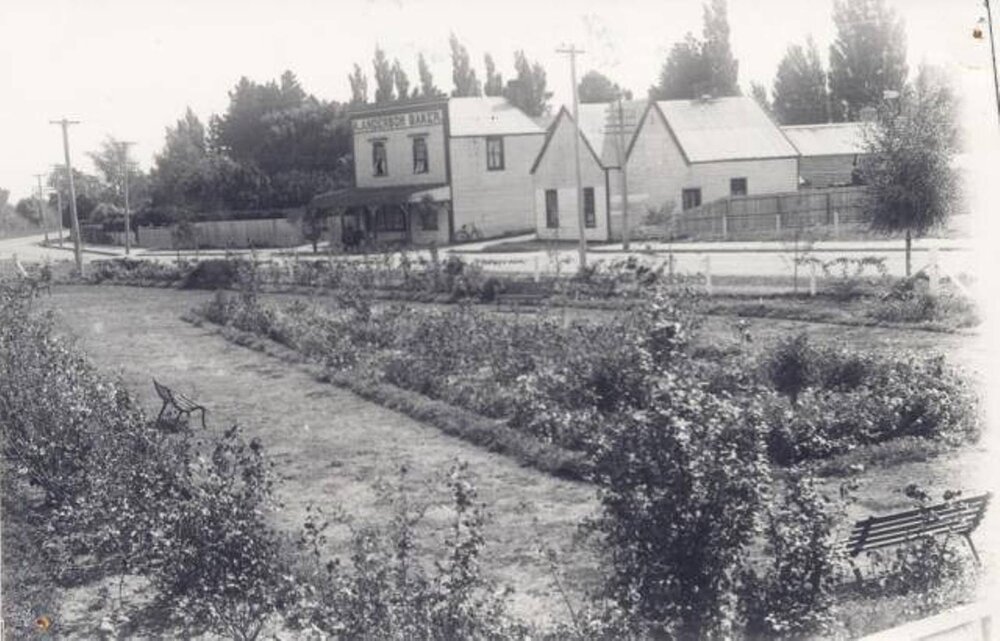 View across Charles Street, Kaiapoi
