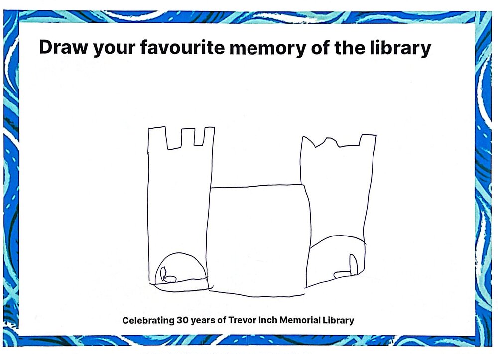 Drawings of library memories received during 'Your Library is Calling' project, May 2026