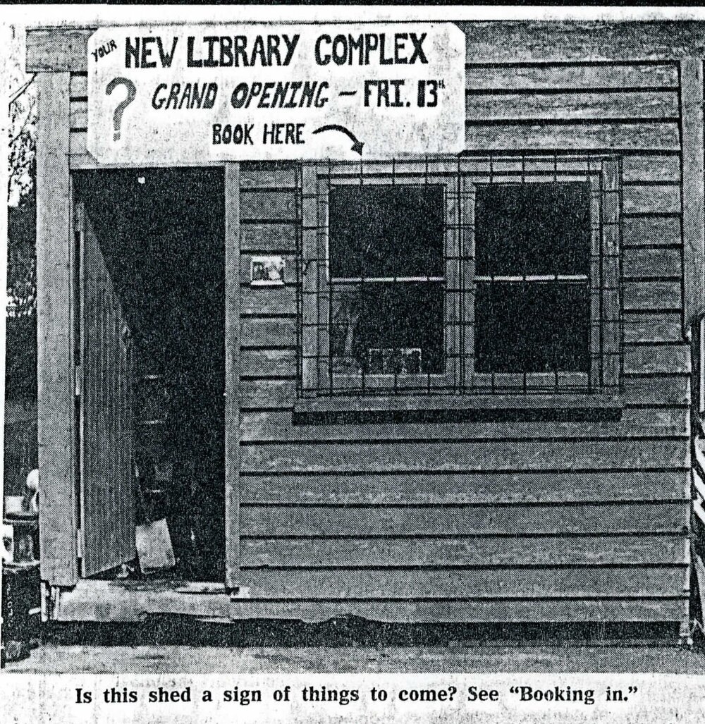 "Booking in" 1989